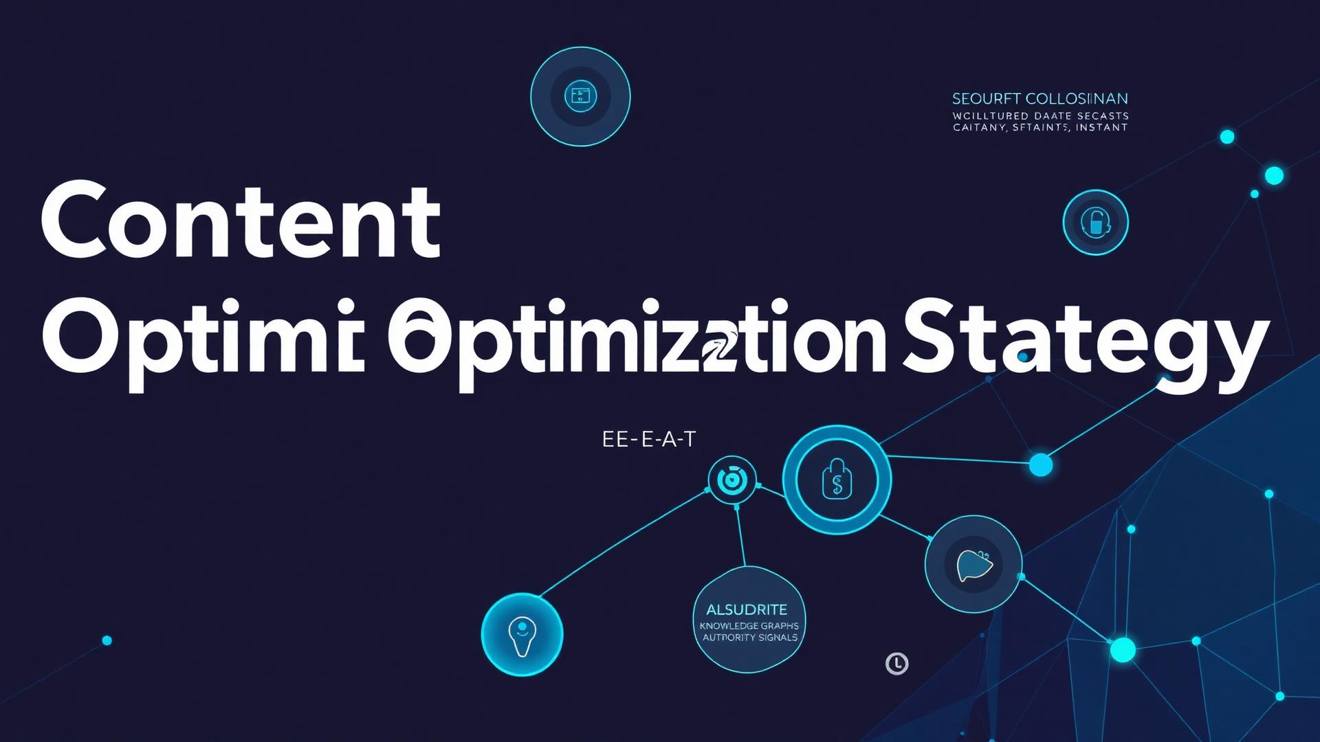 Illustration de l'optimisation de contenu pour la GSO - données structurées et E-E-A-T